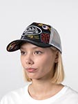 Бейсболка VON DUTCH арт. VD/1/CT/SUBL/16 (черный)